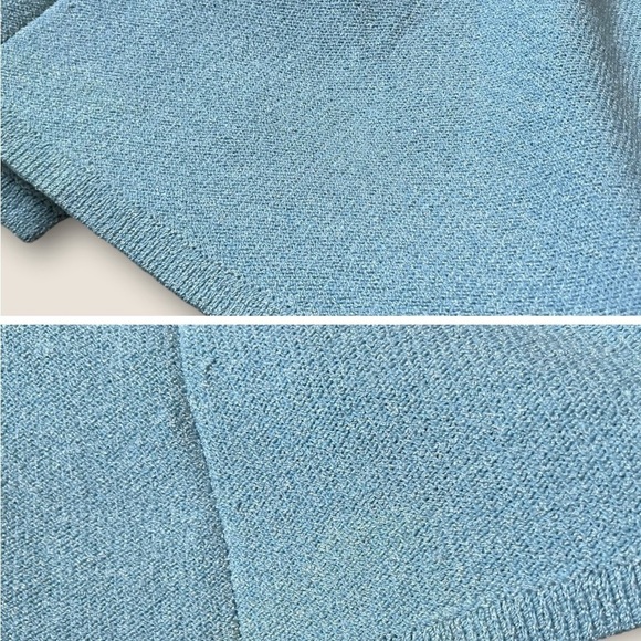 VTG 80s Steve Fabrikant Corky Sweater Shirtdress Dress Wool Blend Art Deco 6 - Picture 14 of 15